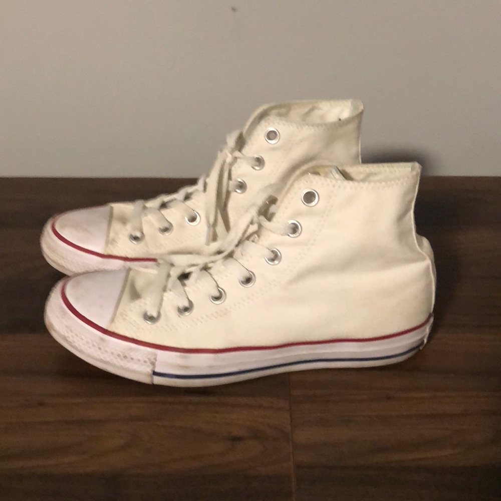 White High-Top Converse